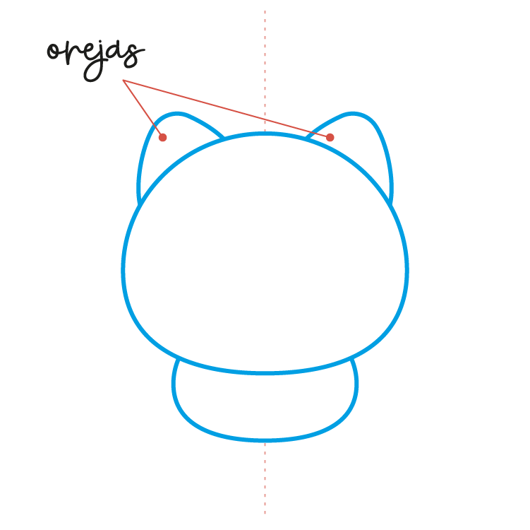 Dibujar un Gato Kawaii