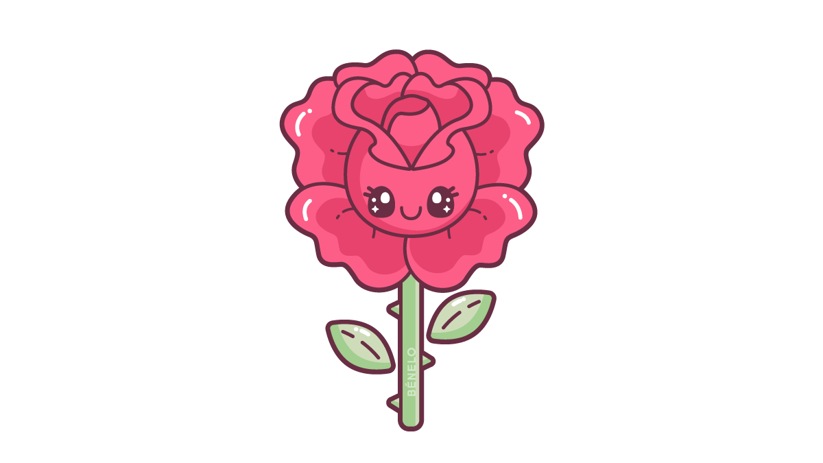 Cómo dibujar una Rosa fácil y bonita